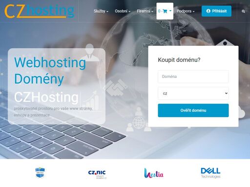 bezpečný webhosting a domény za bezkunkurenční zajímavé ceny v české republice. nejrychlejší registrace české .cz domény a to do 10 minut s webhostingem.