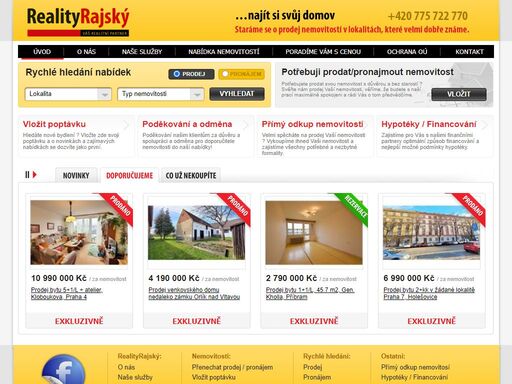 kvalitní kompletní servis a poradenství při prodeji a pronájmu nemovitostí se zaměřením na lokality praha a okolí, dobříš a okolí, příbram a okolí.