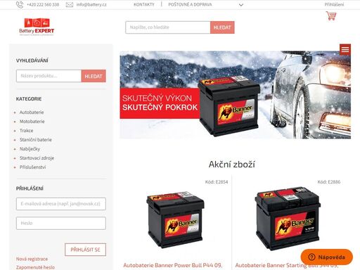 battery - expert- kompletní nabídka baterií banner 