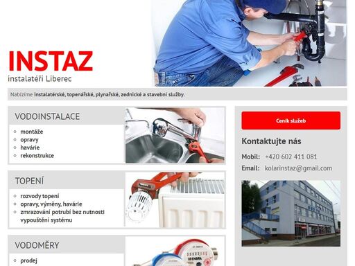 nabízíme instalatérské, topenářské, plynařské, zednické a stavební služby v liberci a jeho okolí. zajišťujeme také havarijní službu.