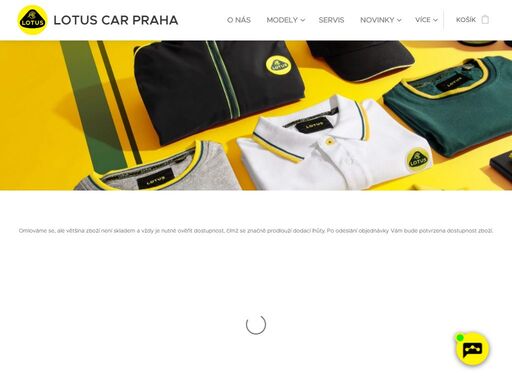 nový eshop lotus car praha. oblečení a doplňky pro všechny fanoušky lotusu.