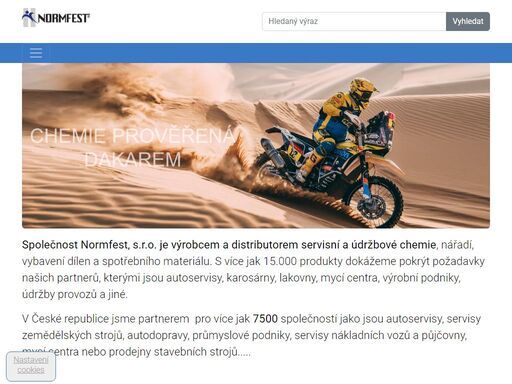 normfest - zásobování - servisní chemie