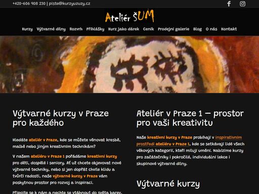 objevte kreativní kurzy v praze 1 v jirchářích 14 pro začátečníky i pokročilé. náš ateliér v praze 1 nabízí výtvarné kurzy pro děti, dospělé , učitele. přihlaste se ještě dnes.