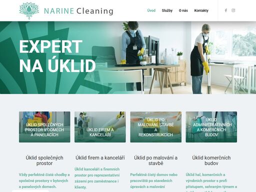 narine cleaning pro vás zajistí úklid firem, kanceláří, bytových domů i paneláků a spoustu dalšího. ozvěte se pro nezávaznou kalkulaci našich úklidových služeb.