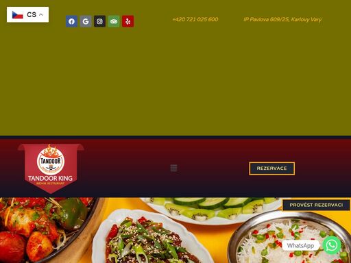 welcome to tandoor king indian restaurant in karlovy vary. we serve a wide selection of traditional indian cuisine. near spa hotel thermal. vegan, vegetarian, and halal restaurants.