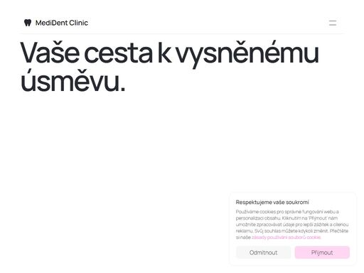 špičková zubní péče v praze a nymburku. moderní ordinace nabízí dentální hygienu, bělení zubů, zubní náhrady a kompletní ošetření. postaráme se o váš zdravý úsměv v příjemném a bezpečném prostředí. přijímáme nové pacienty.