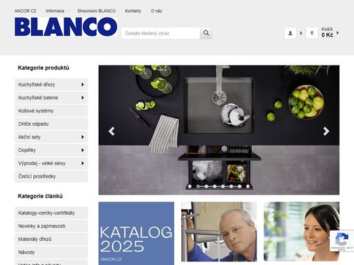 ancor cz výhradní dovozce značkových dřezů a baterií blanco z německa