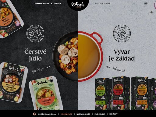 cibule bistro. jídlo s nápadem. čerstvé jídlo a vývary.