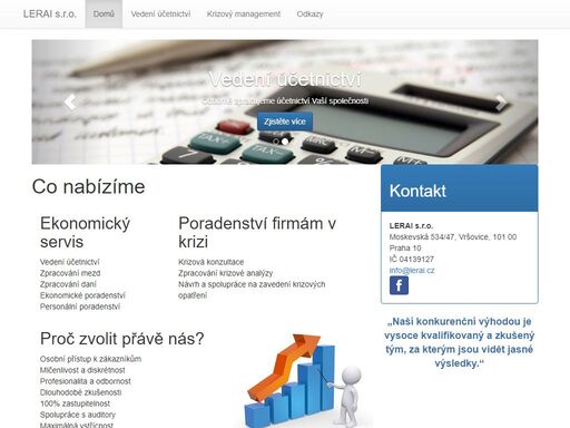 jsme společnost zabývající se poradenstvím pro firmy v krizi a kompletní správou účetnictví