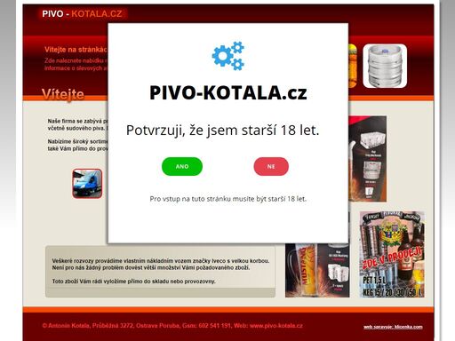 rozvoz a prodej piva, alko i nealko nápojů.