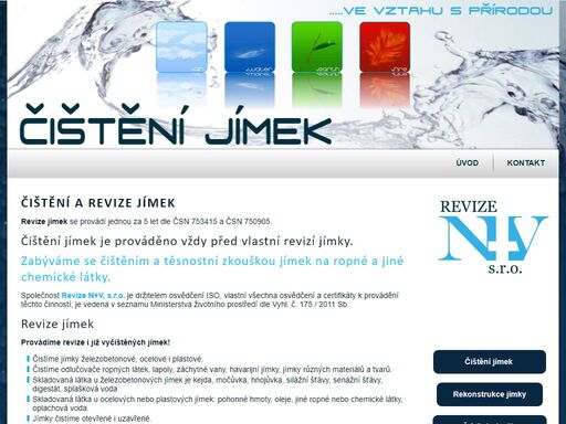 revize jímek, čištění jímek a nádrží. provádíme revize jímek a nádrží. společnost revize n+v, s.r.o. působíme po celé čr
