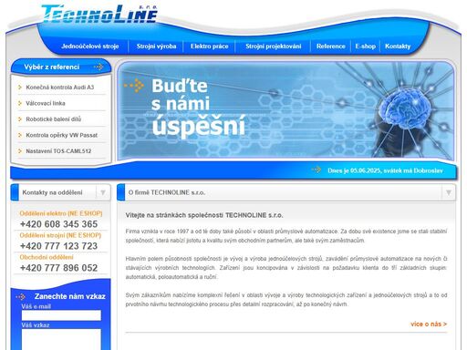 výroba jednoúčelových strojů, kovovýroba, zámečnictví, sériové obrábění, svařování, elektroinstalac a elektroúdržby, řídící systémy plc simatic, omron, jetter, koyo, logo, mitsubishi
