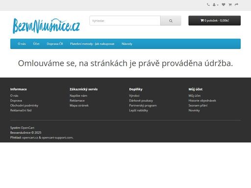 prodej bižuterních komponentů, korálků, náušnicových háčků a dalších pomůcek pro korálkování a výrobu bižuterie.