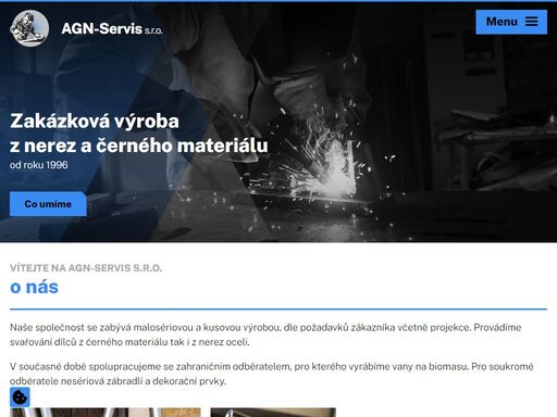 zakázková výroba z nerez a černého materiálu. servis pro firmy. drobné opravy. agn-servis, s.r.o.