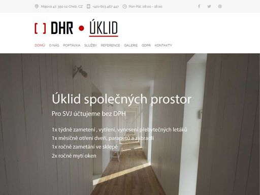 dhr úklid cheb | veškeré úklidové práce cheb - dhr-uklid.cz