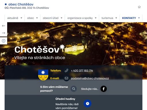 oficiální stránky obce chotěšov