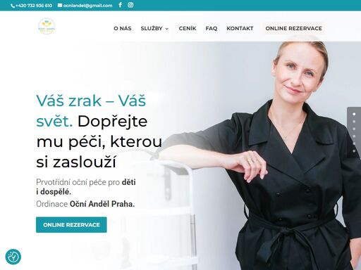 soukromá oční klinika a oční ordinace v praze 5. mudr. katarína chuchmová nabízí kompletní oční vyšetření, dětskou oční péči, plastickou chirurgii i estetickou oční medicínu.