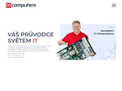 m computers pro vás již 20 let nachází efektivní řešení v oblasti ukládání dat, serverových řešení, ai, hpc, lenovo produktů, technické podpory a správy it.