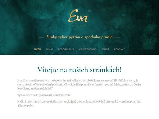 jste již unaveni neustálým nakupováním nekvalitních výrobků, které nic nevydrží? nelíbí se vám, že skoro všechno vaše oblečení pochází z číny, kde lidé pracují v otřesných podmínkách, zatímco v česku je tolik nezaměstnaných lidí?