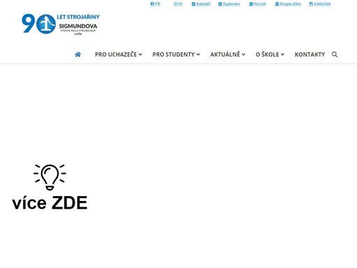 inovativní strojírenství, skvělá praxe, a ještě lepší uplatnění.to je sigmundova škola. zjisti si o nás víc na našem webu.