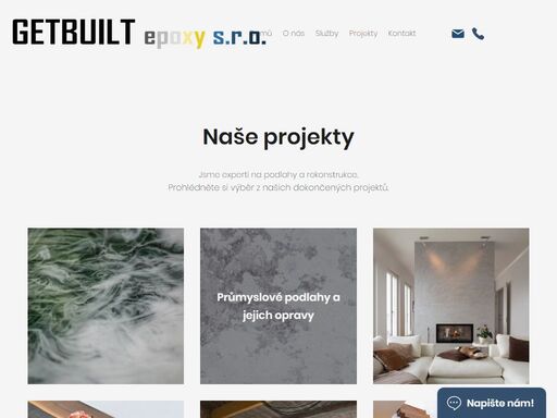experti na podlahy a rekonstrukce. podlahy jsou důležitou součásti interiéru, proto si v getbuilt epoxy zakládáme na profesionálním provedení při jejich realizaci. vaše spokojenost a doporučení nás neustále vede ku předu.