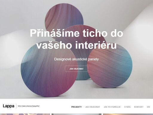 přinášíme ticho do vašich interiérů. lappa - akustické panely navržené a vyrobené v čechách.