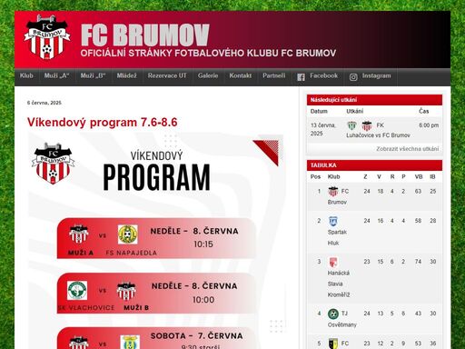 oficiální stránky fotbalového klubu fc brumov. naleznete zde aktuální dění, výsledky zápasů, informace o hráčích.