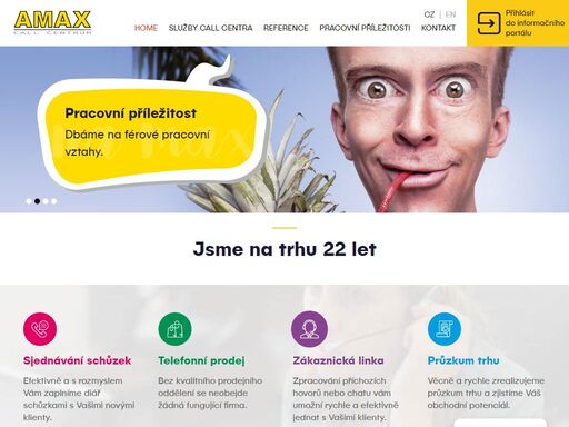 provozujeme telemarketing, telesales, call centrum, sjednávání schůzek. obsluhujeme zákaznické helpdesky. on-line přehled o zakázce na informačním portále.