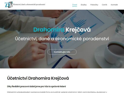 mám osmnáctiletou zkušenost v oboru účetnictví a daní, nabízím komplexní poradenství a služby v účetní, ekonomické a daňové oblasti.