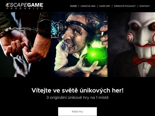vítejte ve světě únikových her!