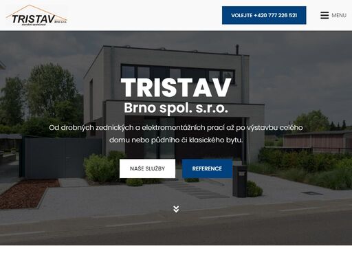 tristav brno spol. s.r.o. - profesionální stavební služby včetně výstavby domů, půdních vestaveb, bytů, hydroizolace, zámečnických a klempířských prací, pokrývačských prací na sedlových střechách, zednických prací, maleb a nátěrů. práce ve výškách pro brno a okolí.