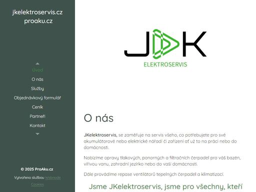 jkelektroservis, se zaměřuje na servis všeho, co potřebujete pro své akumulátorové nebo elektrické nářadí či zařízení ať už to na práci nebo do domácnosti.