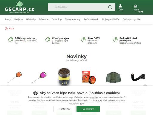 nabízíme rybářské potřeby pro všechny rybáře, od rekreačních lovců přes nadšené amatéry až po profesionály, kteří pracují s potřebami nejvyšší kvality.