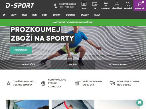 na d-sportu najdeš široký výběr street a sportovních značek. vše máme skladem a doprava je nad 3 000 kč zdarma. vrácení je zdarma a máš na to 30 dní.