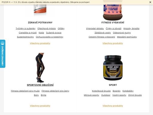 na našem e-shopu najdete vše pro to, abyste dokázali se cvičením začít, ale také u něj vydržet. fitness vybavení a výživa pro každého, ať už jste nadšení sportovci či majitelé fitek. 
