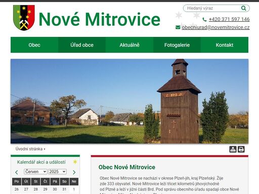 oficiální stránky obce nové mitrovice