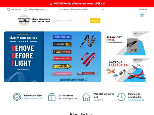 vítejte na e-shopu dárkyproiloty.cz. 