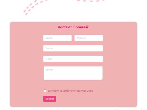kontaktujte mě skrze uvedené kontakty či kontaktní formulář.