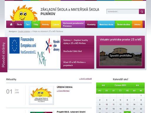 základní škola a mateřská škola pilníkov