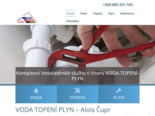 voda topení plyn – alois čupr. provádíme komplexní instalatérské služby v oboru voda-topení-plyn v kraji vysočina, jihomoravském a pardubickém kraji.