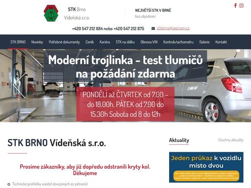stk brno, stanice technické kontroly brno, bez objednání
