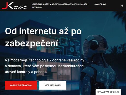 nalezení nejlepšího poskytovatele internetu, rozvod datové sítě a pokrytí wi-fi signálem, kamerové a zabezpečovací systémy, chytrá domácnost.