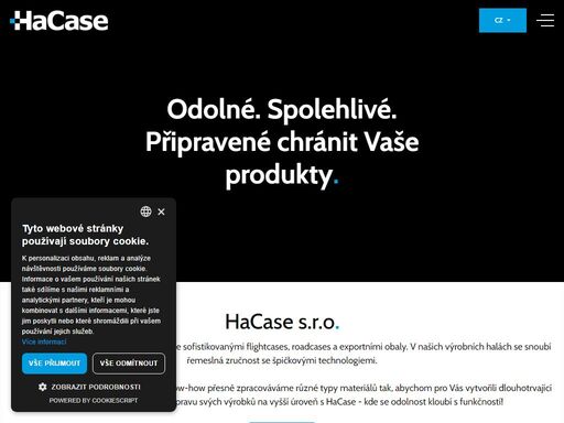 hacase mění definici přepravních řešení se sofistikovanými flightcases, roadcases a exportními obaly.