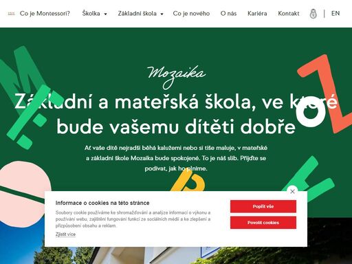 ať vaše dítě nejradši běhá kalužemi nebo si tiše maluje, v naší mateřské a základní škole bude spokojené. přijďte se k nám podívat!