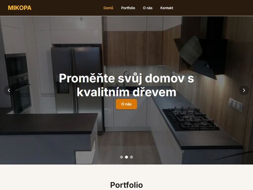 mikopa s.r.o. nabízí zakázkovou výrobu kuchyní a interiérového nábytku z lamina a foliovaných mdf desek. kompletní realizace interiérů (kuchyně, koupelny, ložnice) v praze a středočeském kraji.