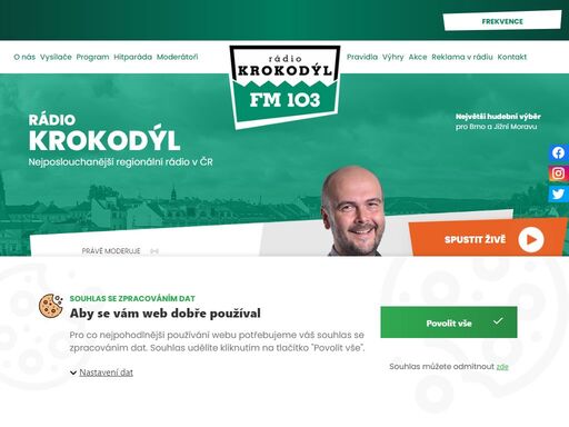 nalaďte si jedničku mezi rádii na celé jižní moravě!?ověřené zprávy z kraje? soutěže o hodnotné výhry? dopravní servis? hit za hitem a přitom ani jeden 2x!