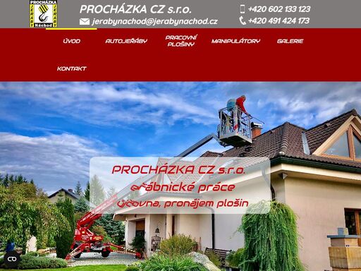 procházka cz s.r.o., jeřáby, plošiny, manipulátory, náchod, rychnov, jaroměř, trutnov, broumov, hronov, hronov, dobruška