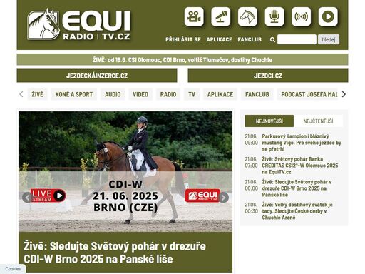 equitv - internetová televize o koních a lidech.