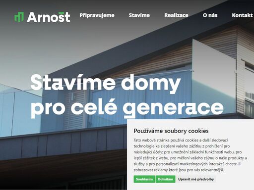 stavíme poctivé domy které mají před sebou dlouhou budoucnost.