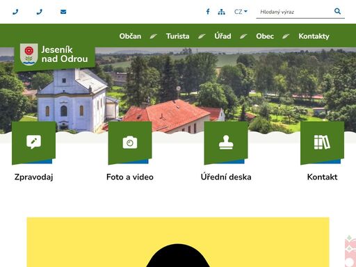 oficiální stránky obce jeseník nad odrou